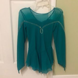 US Ice wear competition dress for ice skating